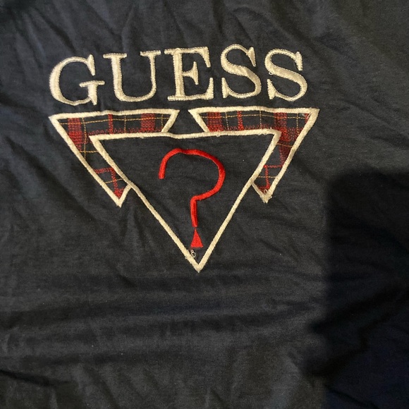 Men’s Guess tee with embroidered logo - Picture 2 of 5